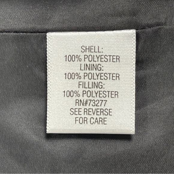 Croft & Barrow plus size 1x black & white houndstooth thin puffer vest EUC - Picture 15 of 15